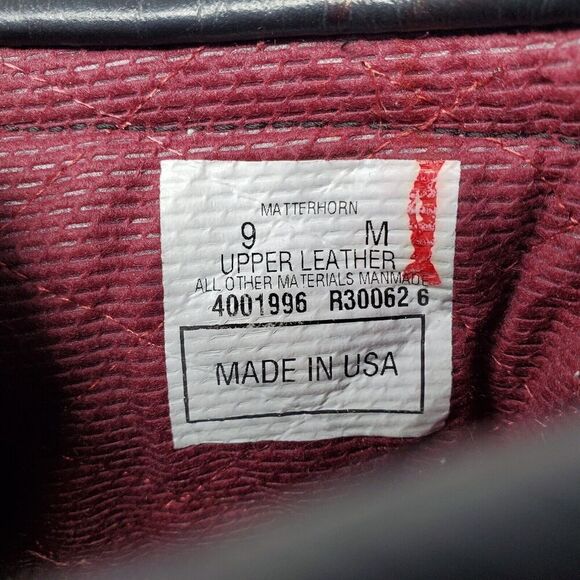 Matterhorn Boots Mens 9 Black Military Tactical Combat Shoe Vibram Insulated USA - Picture 11 of 14